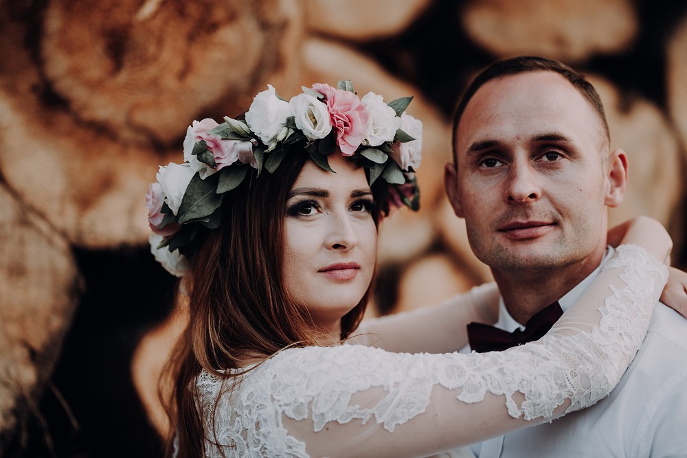 sesja ślubna z widokiem na Tatry